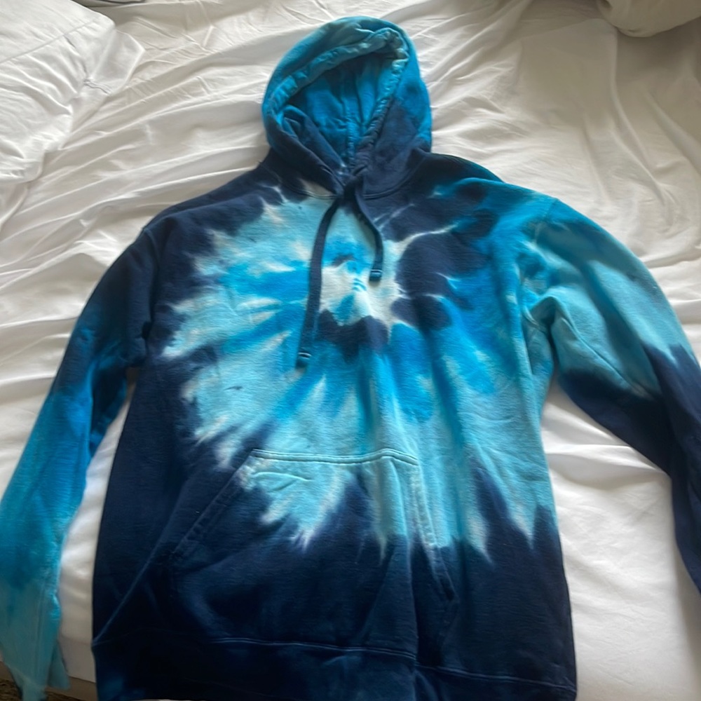 Urban outfitters blue tye dye hoodie